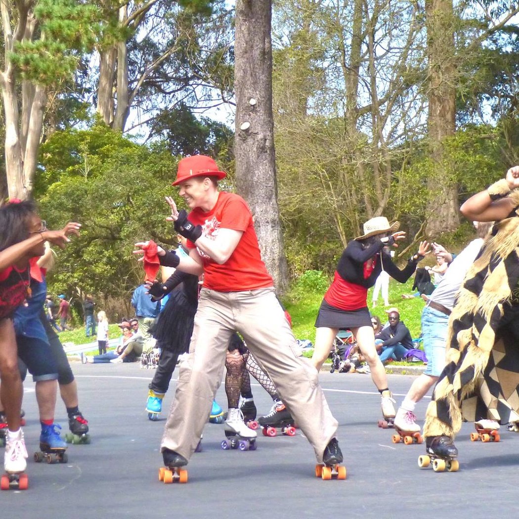 Golden Gate Park Sunday Roller Disco Party 3