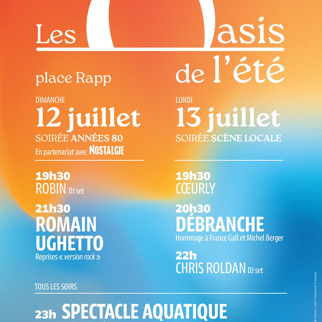 Les Oasis de l'été 1
