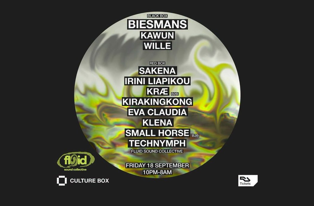 Biesmans / Kawun / Wille / Fluid Sound Collective: Sakena / Irini Liapikou / kræ / Kirakingkong