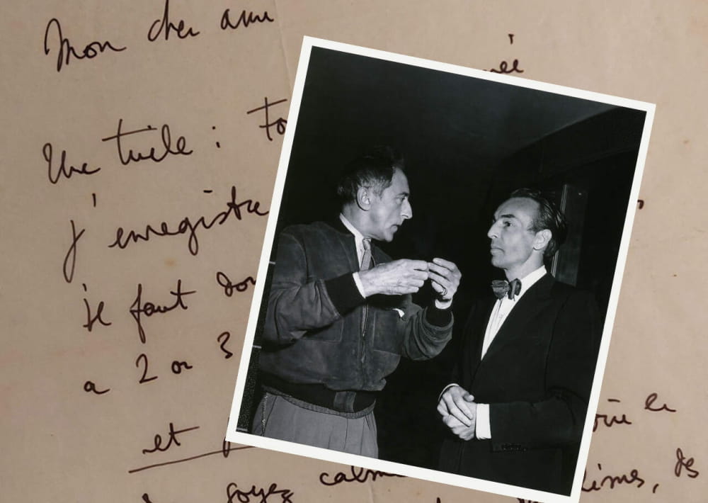 Exposition "Jean Cocteau - Igor Markevitch, correspondances et résonances"