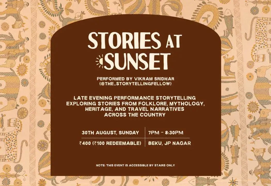 Stories at Sunset by Vikram Sridhar