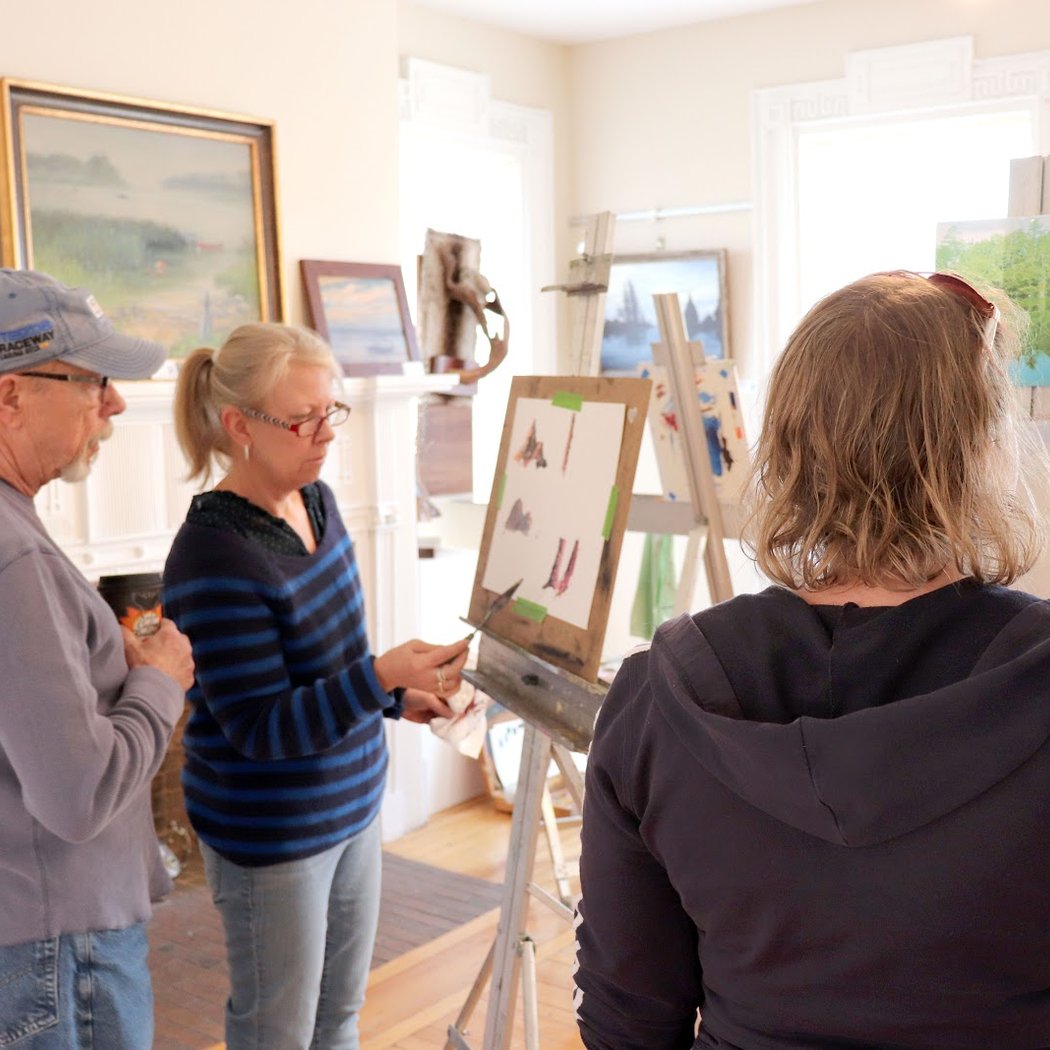 Zen Watercolor Card Workshop with Monica Ostrow 2