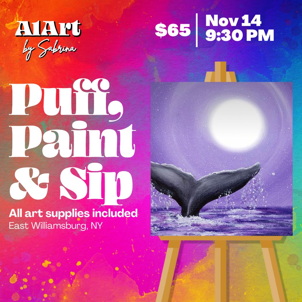 Puff, Paint and Sip Art Studio 1