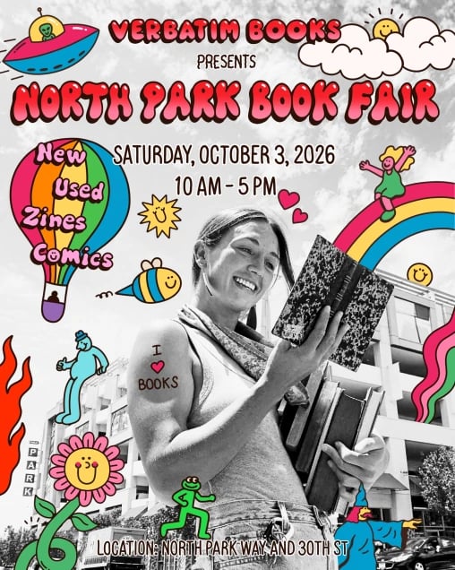 Verbatim Books presents the North Park Book Fair