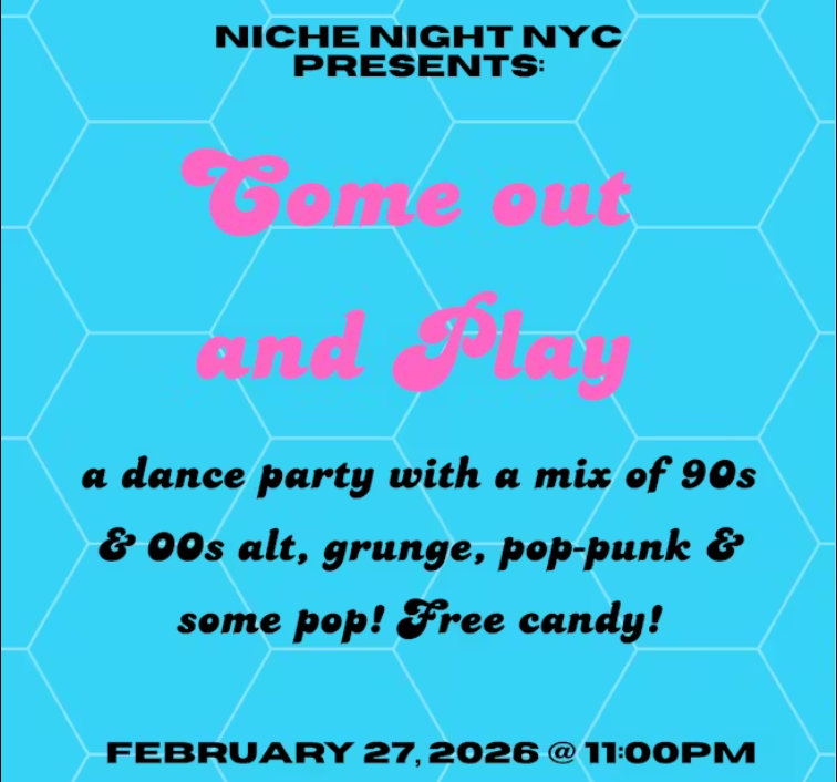 DJ Dance Party: 90's and 00's Alt Night! Come Out & Play Presented by Niche Night 1
