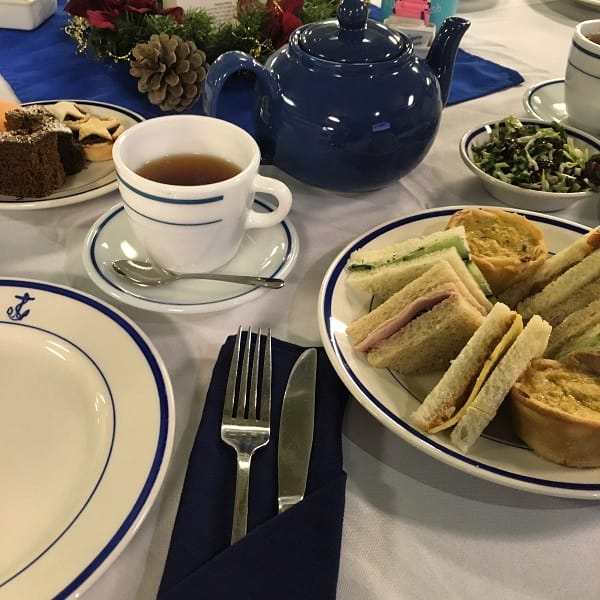 Officers' Holiday Tea Service 2025 1