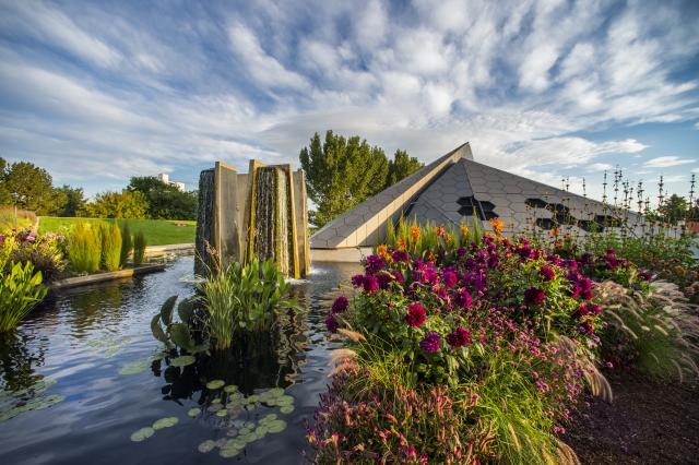 Sunset Yoga at Denver Botanic Gardens