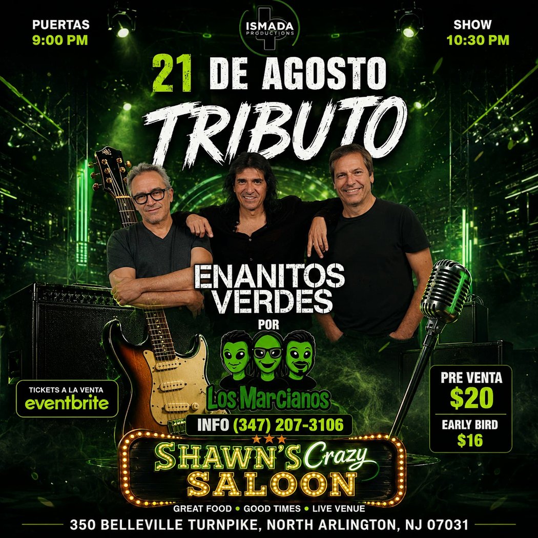 Tributo a Enanitos Verdes en Vivo por Los Marcianos