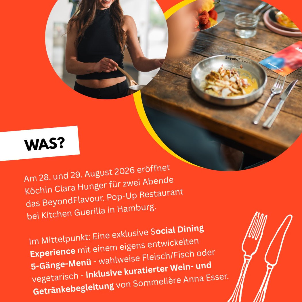 BeyondFlavour. Pop-Up-Restaurant 2