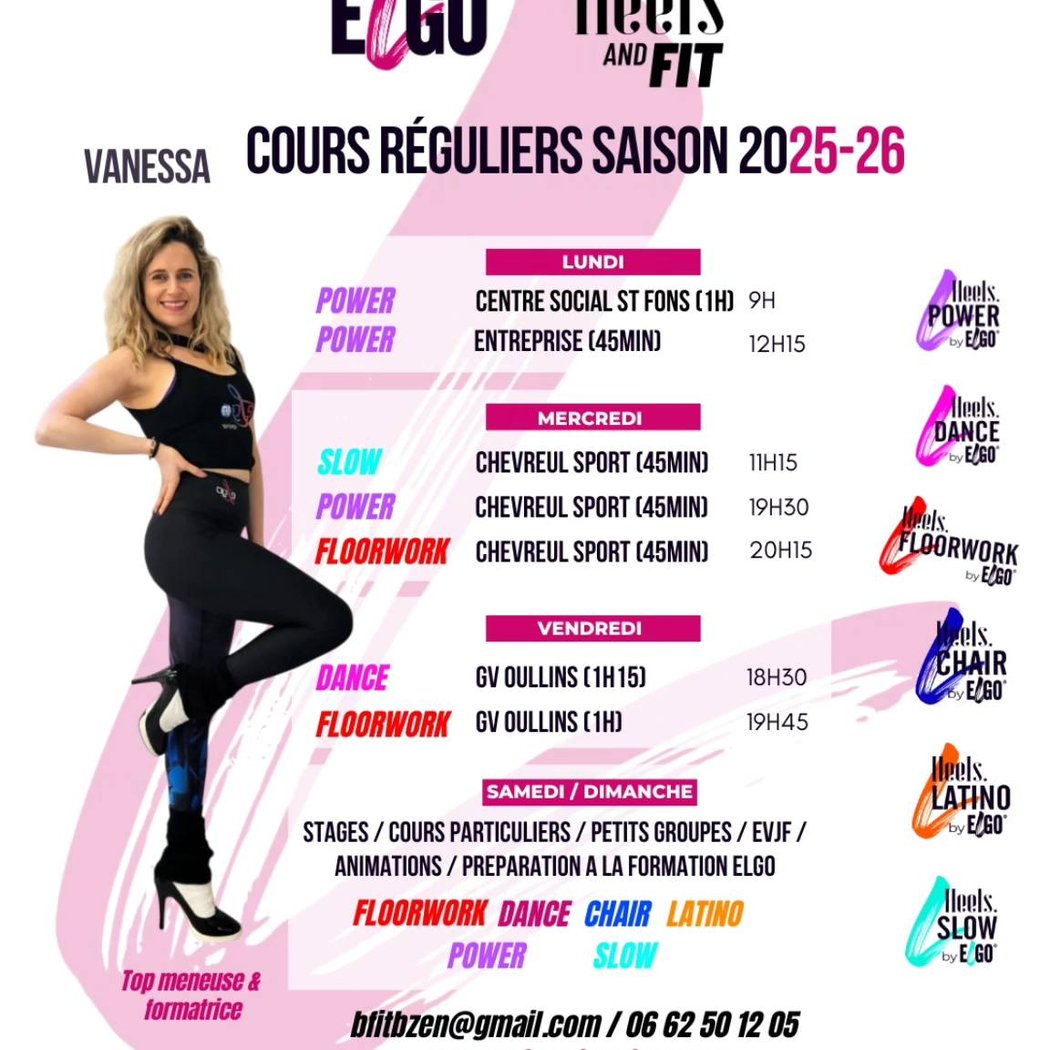 Cours les Mercredis avec Vanessa 1