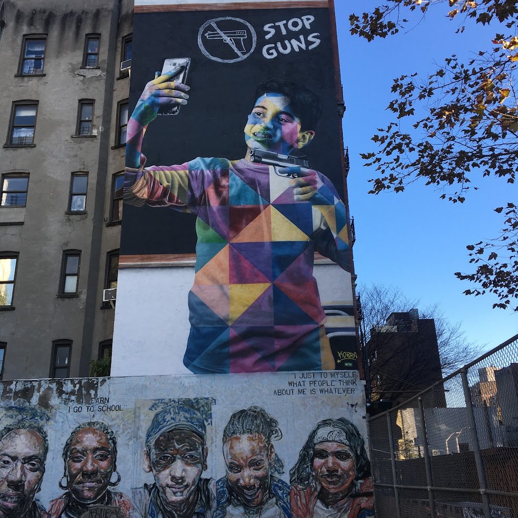 Stop Guns - Kobra's Mural 2