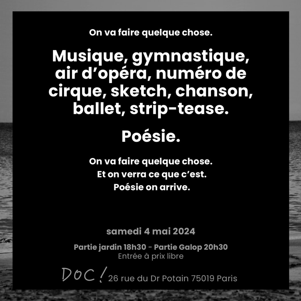 poésie on arrive 1