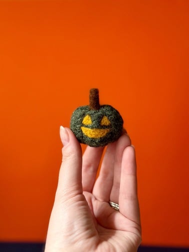 Needle Felted Pumpkins 1