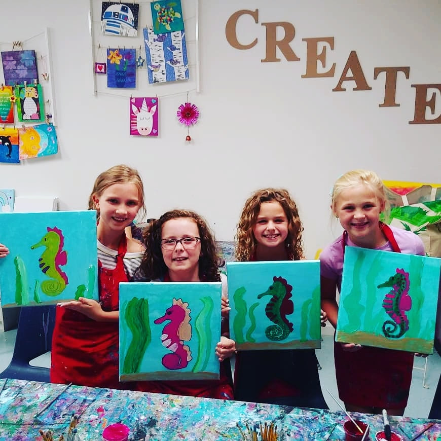 Glow in the Dark Art Class 2