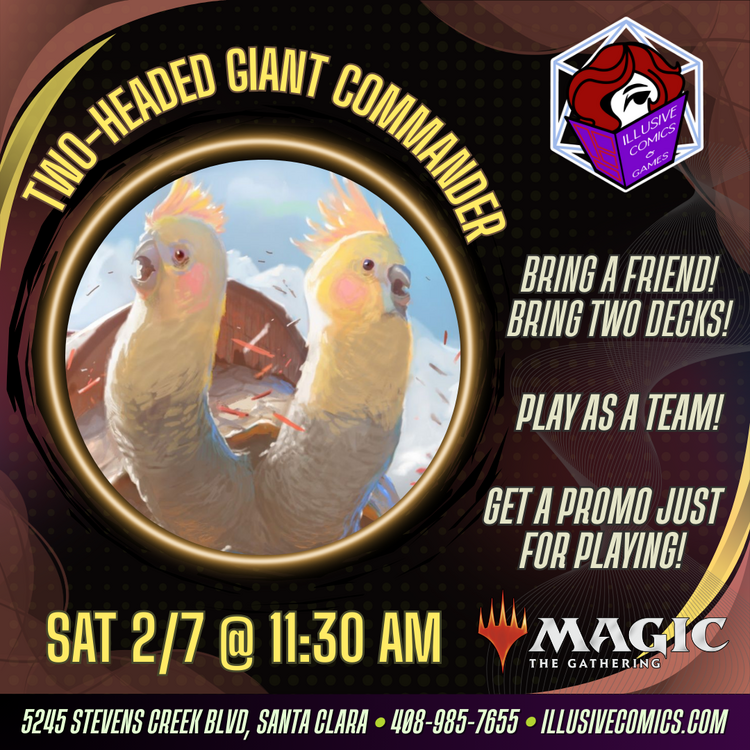 MTG TWO HEADED GIANT COMMANDER 1