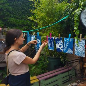 Atelier d'initiation au cyanotype 1
