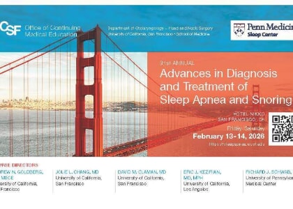 31st Annual Advances in Diagnosis and Treatment of Sleep Apnea and Snoring 1