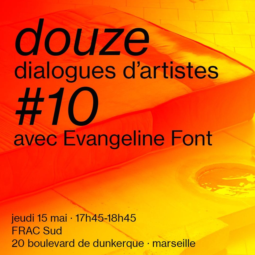 Douze : Dialogues d’artistes · écumes 24-25 – Évangeline Font 1