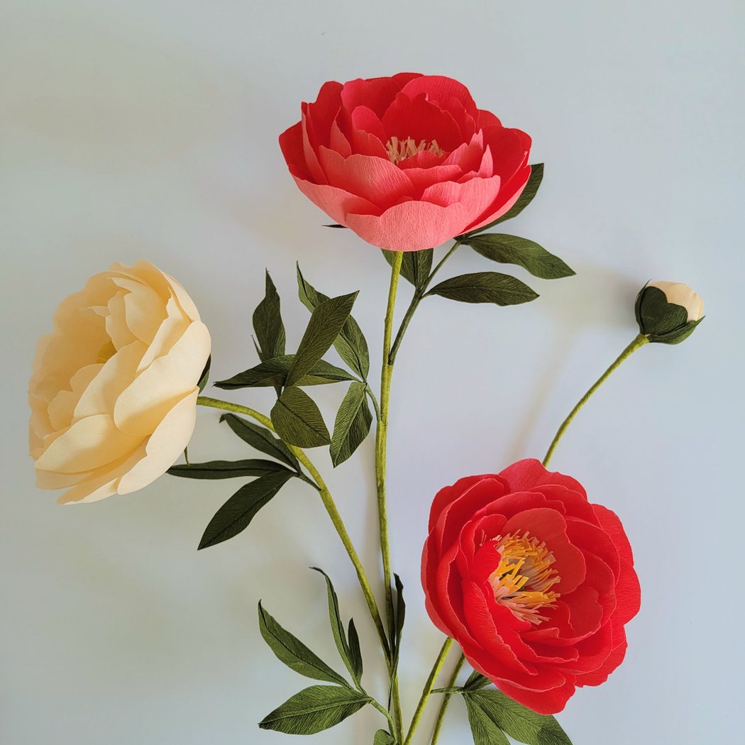 Paper Peony: Mothers Day Floral Workshop 3