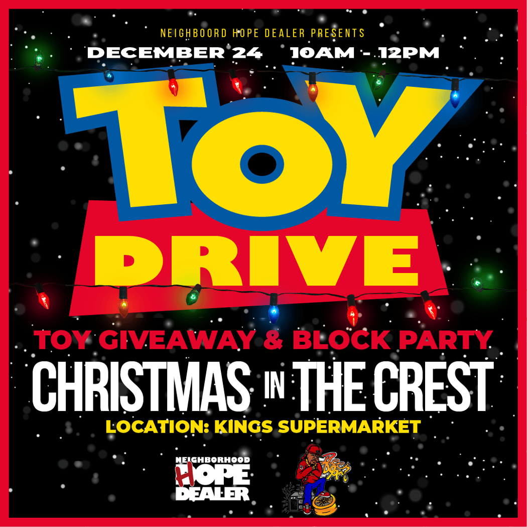 Christmas in the Crest: Toy Giveaway & Block Party 1
