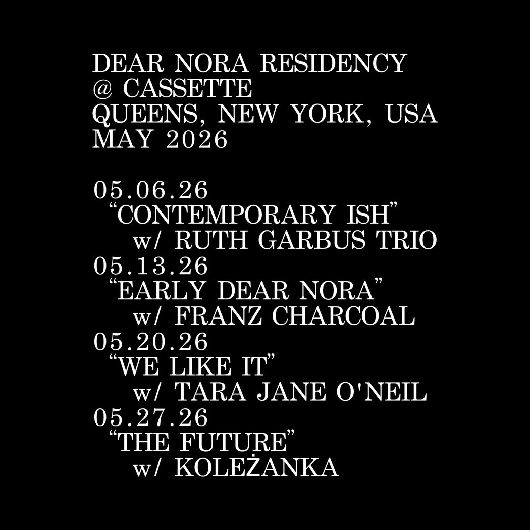 DEAR NORA, RUTH GARBUS TRIO 1