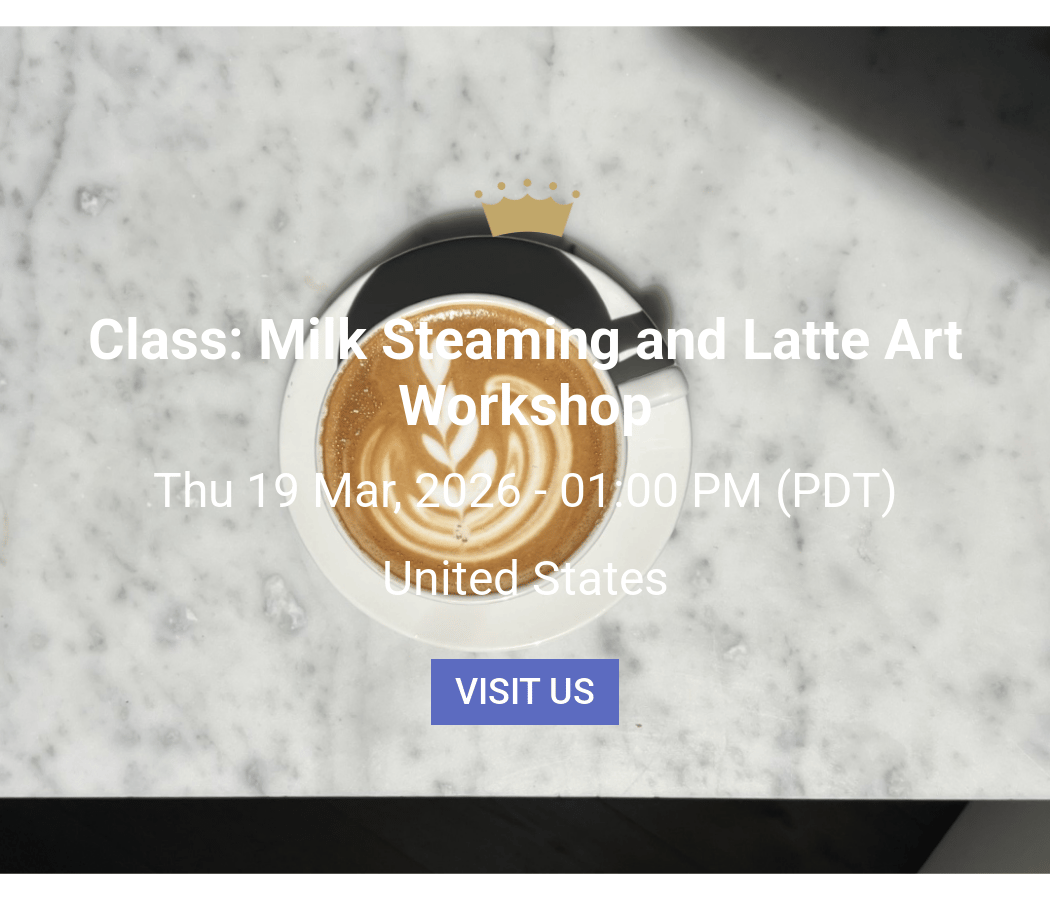 Milk Steaming and Latte Art Workshop 1