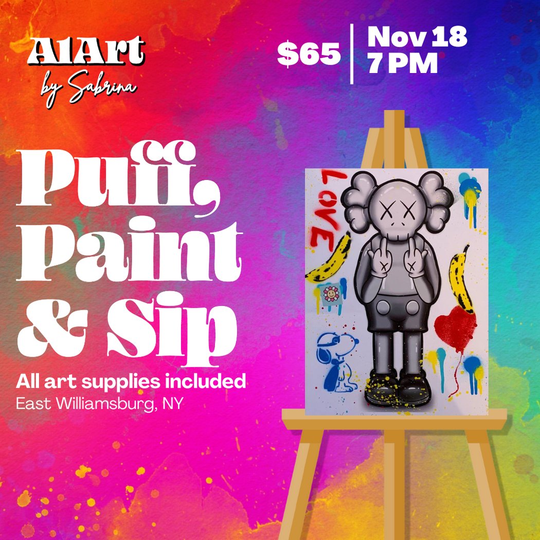 Puff, Paint and Sip Art Studio 1