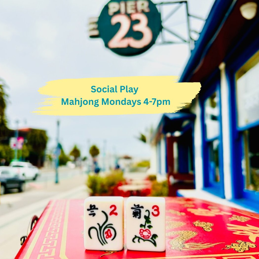 MAHJONG MONDAYS 4-7PM 1