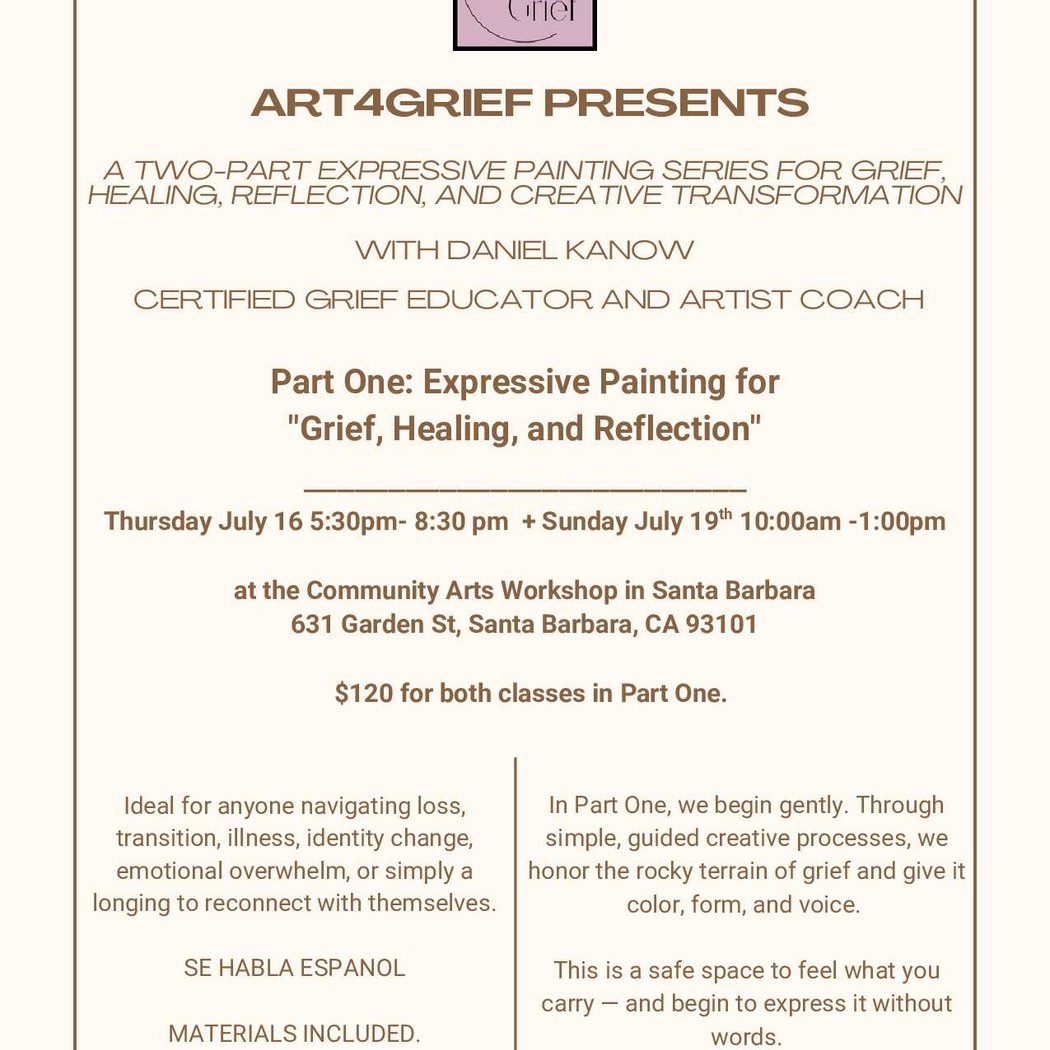 Art4Grief & Meaning: Expressive Painting Part 1 1
