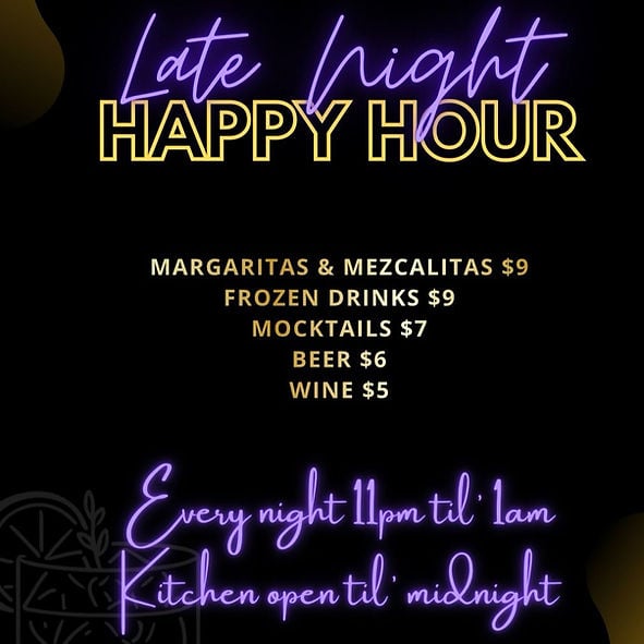 Late Night Happy Hour 1