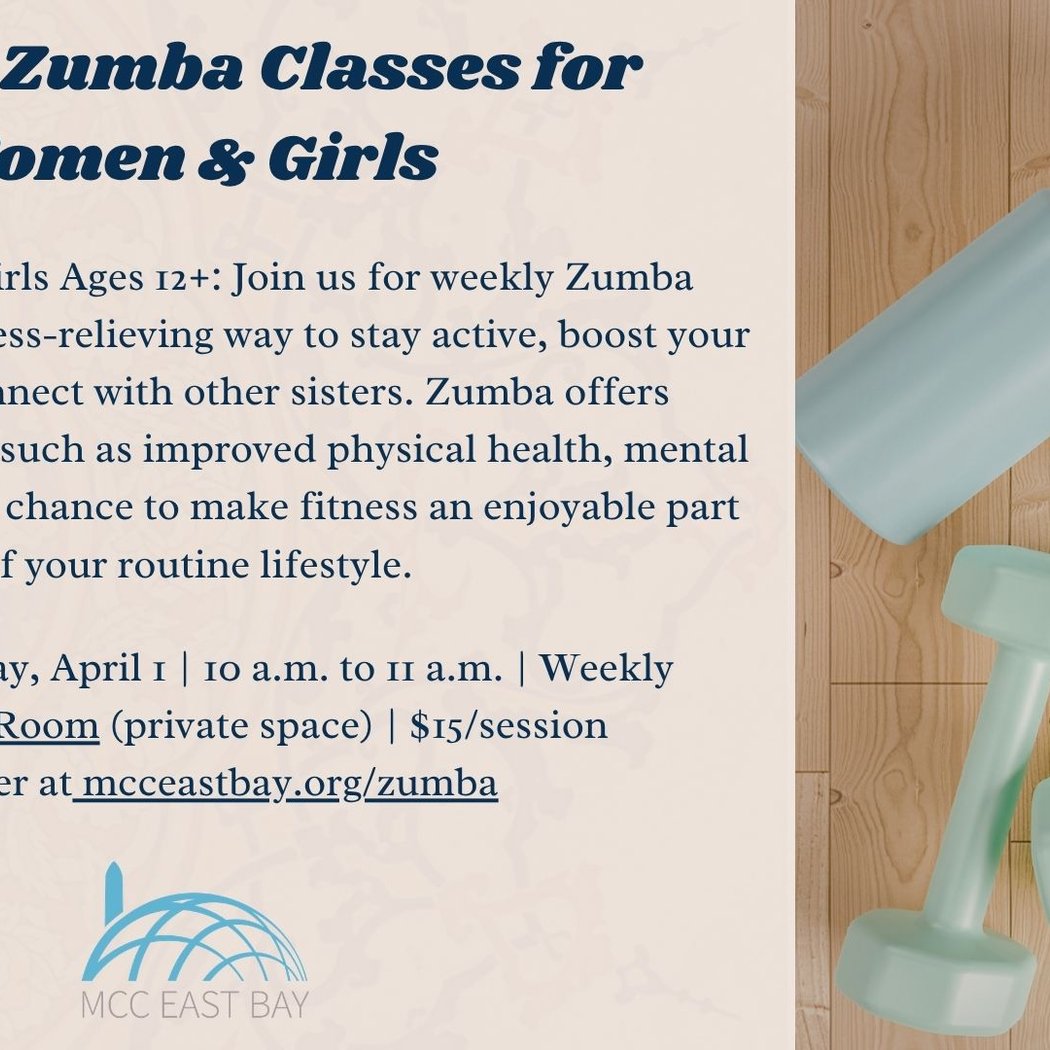 April Weekly Zumba Classes for Women & Girls 1