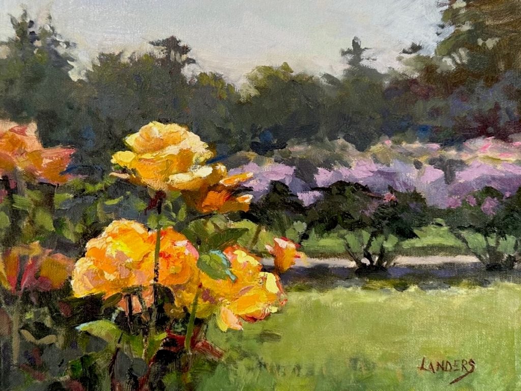In The Garden – Coastal Arts League Juried Painting Show 1