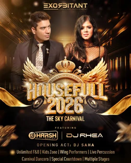BIGGEST NEW YEAR PARTY BANGALORE 2026 - ROYAL ORCHID 1