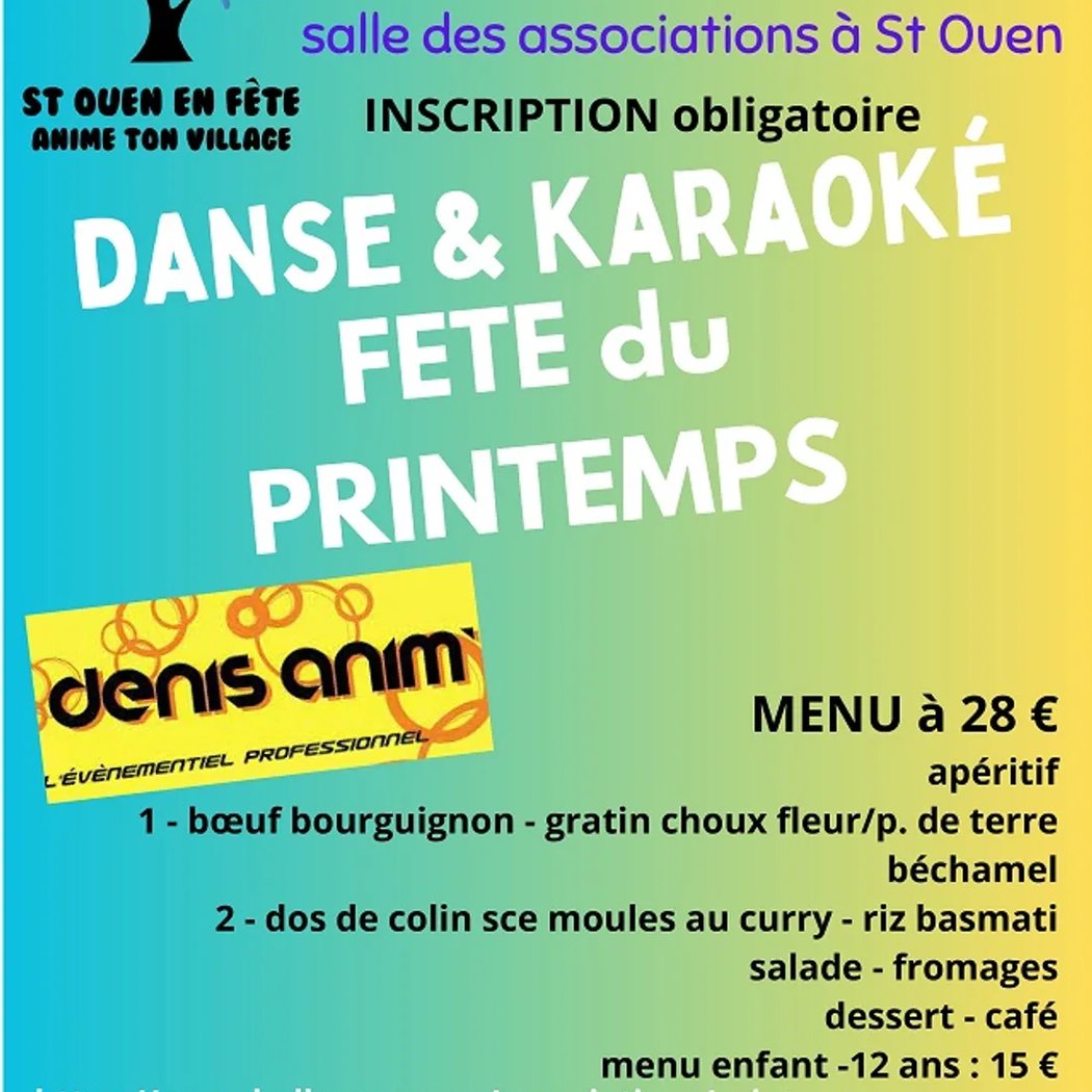Danse & karaoké Fête du printemps 1
