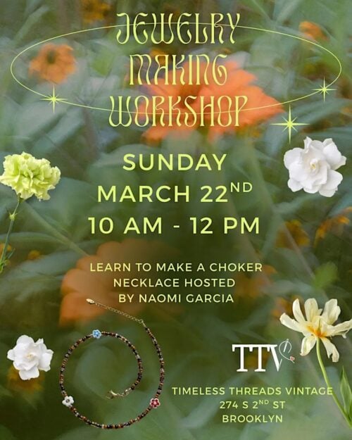 Jewelry Making Workshop 1