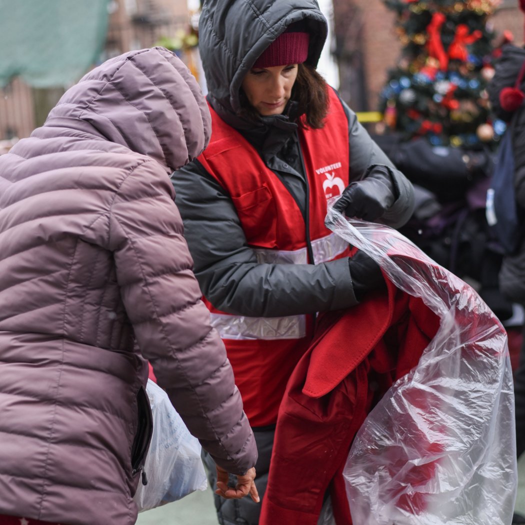 New York Cares Coat Drive Warehouse 1
