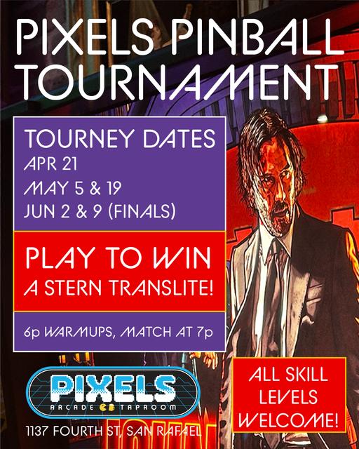 Pixels Pinball Tournament