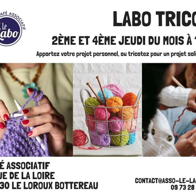 Tricot avec Marie-Paule, Corinne et Catherine