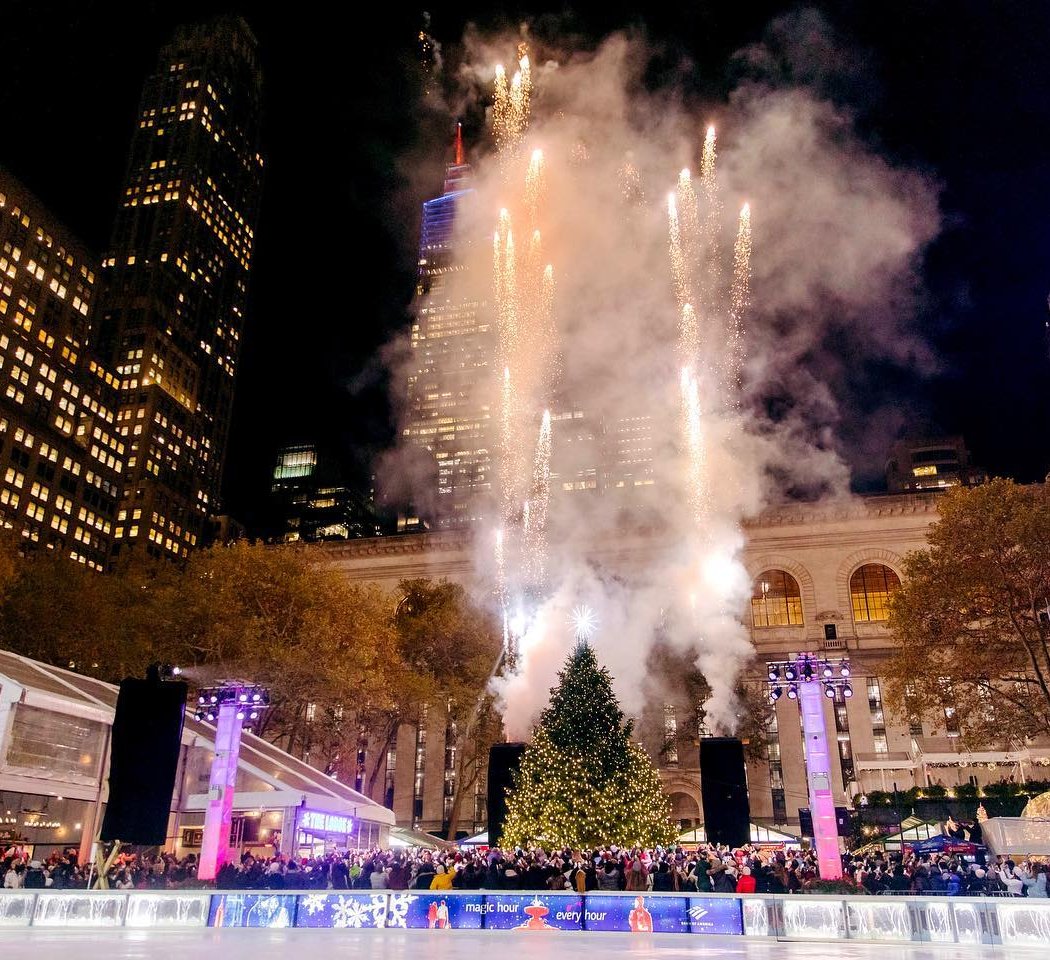 Tree Lighting at Bank of America Winter Village 1