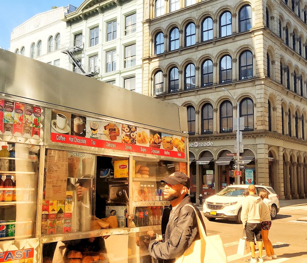 David's Bagel Cart 1