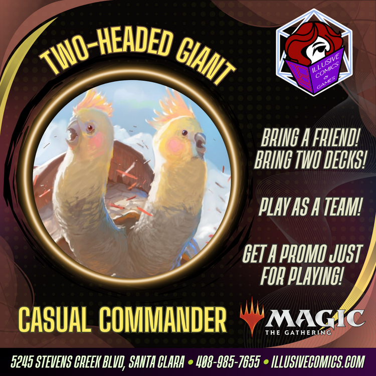 MTG TWO HEADED GIANT COMMANDER 2