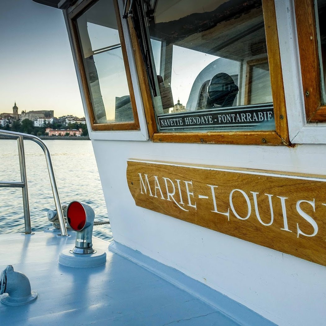 Hendaye Hondarribia shuttle-boat Marie-Louise 1