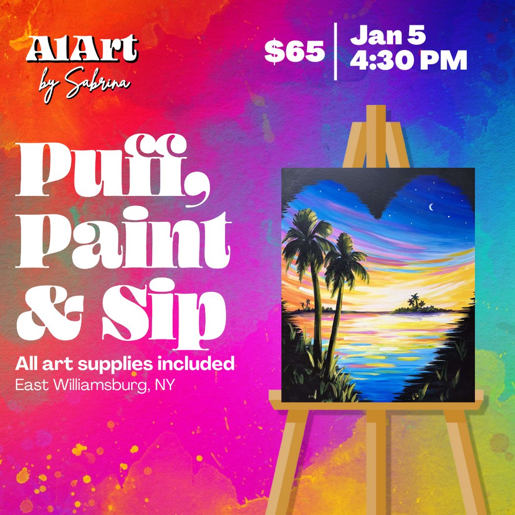 Puff, Paint and Sip Art Studio 1