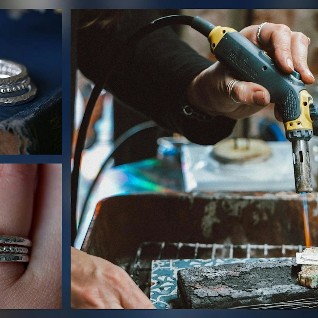 Make Your Own Silver Stacker Rings Workshop 1