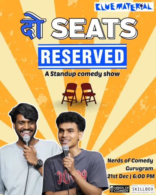 Do Seats Reserved - A Standup Comedy Show 1