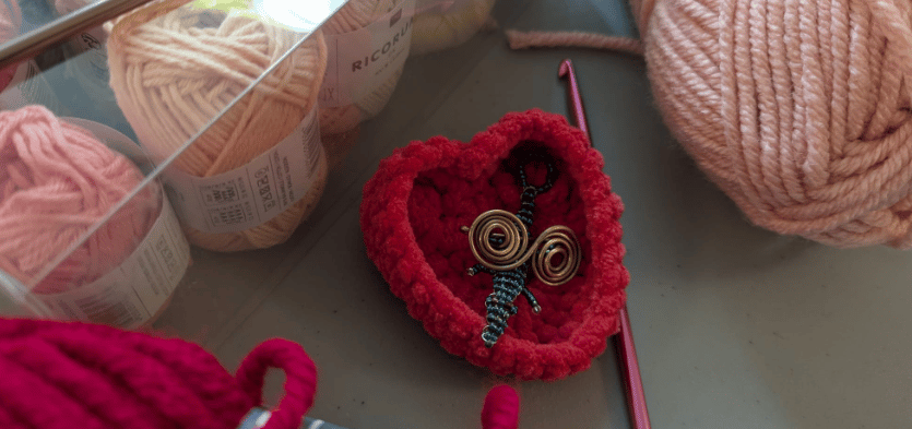 Atelier crochet : Une coeur-beille de St Valentin 1