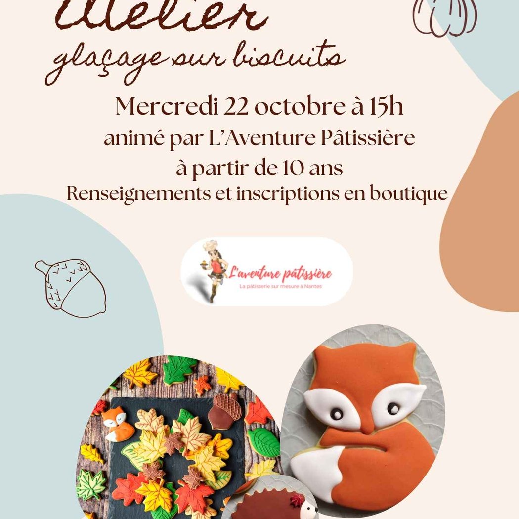 Animation glaçage sur biscuits pour l'automne 1