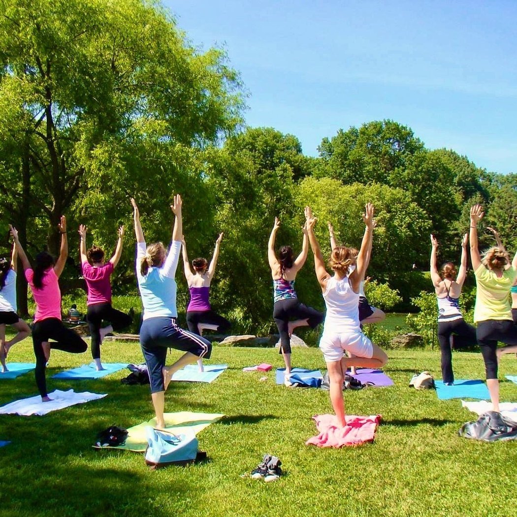 Lunch on the Lawn: Yoga in the Park 1