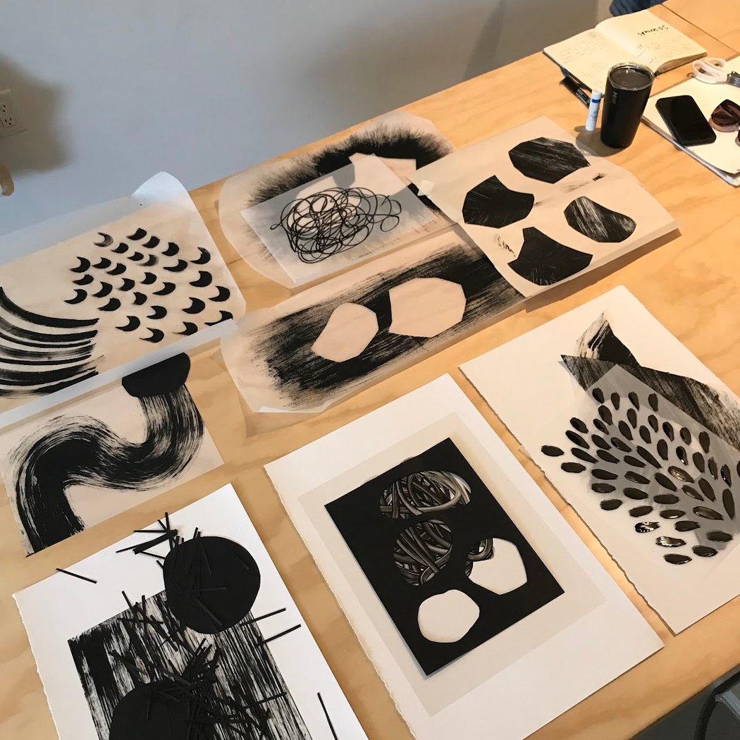 Free drop-in print-your-own Upstate Art Weekend postcard activity 1