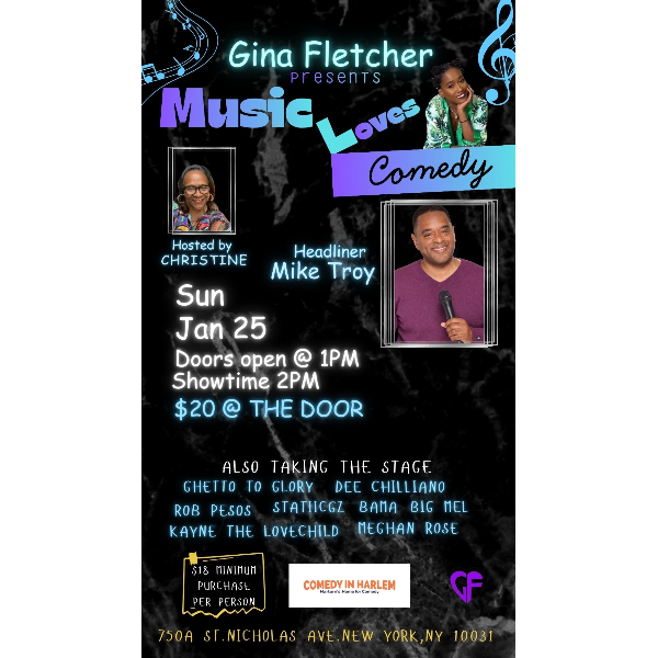 Gina Fletcher Presents: Music Loves Comedy 1